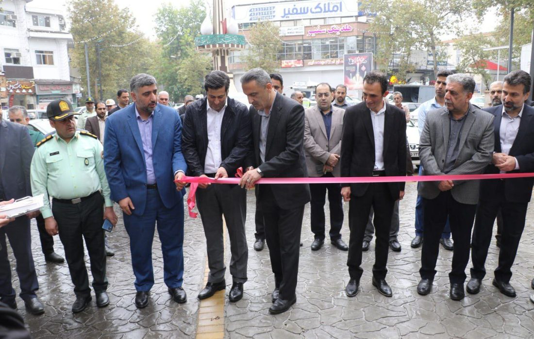 سنگ فرش خیابان شهید کریمی لاهیجان پس از ۵۳ روز افتتاح شد