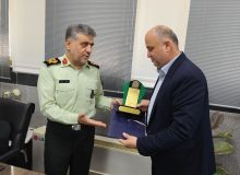 ديدار رئيس اتاق اصناف مرکز گيلان با فرمانده انتظامي استان