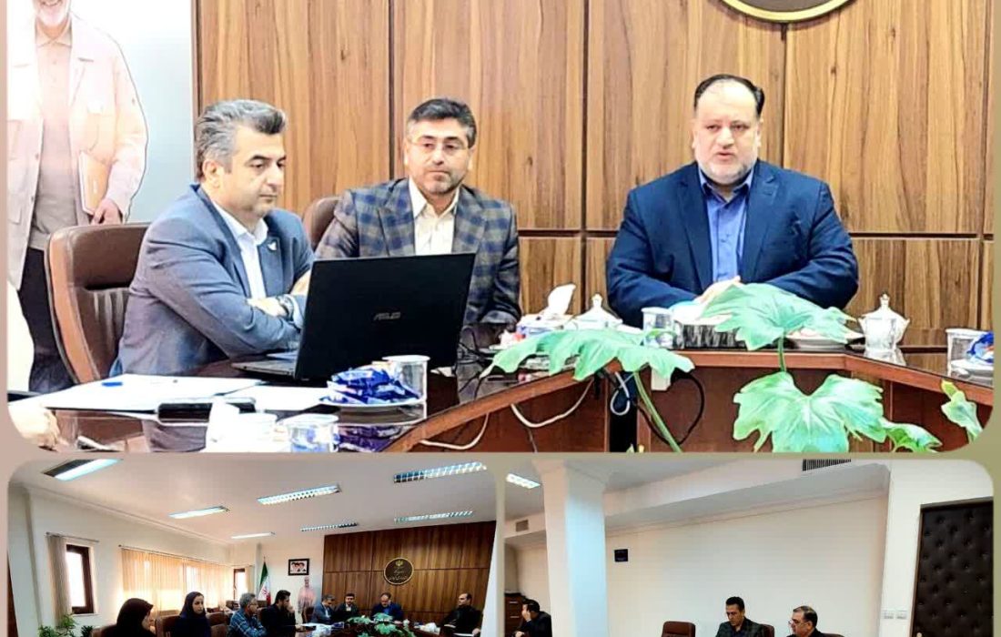 جلسه بررسی پیشرفت پروژه ملی #جی_نف در استانداری گیلان برگزار شد