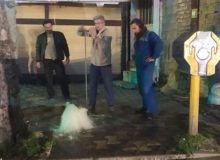 شستشوی بیش از ۲۴۰ كیلومتر از شبكه آبرسانی شهرستان شفت