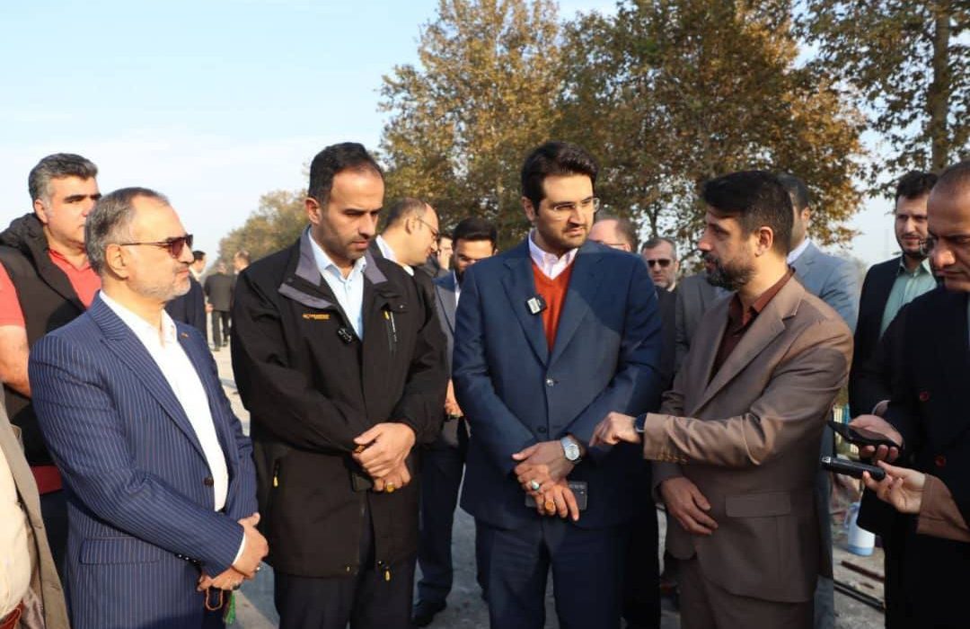 بازدید رئیس سازمان امور مالیاتی کشور با همراهی رئیس شورای اسلامی و شهردار رشت از تقاطع‌های غیرهمسطح رشت