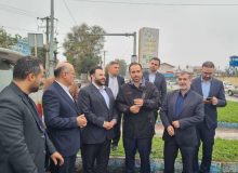 در حاشیه بازدید از پروژه‌های شهری؛  تقدیر مدیرعامل بانک شهر و هیئت همراه از برنامه های عمرانی در حال اجرای شهر رشت