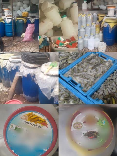 کشف بيش ۳تُـن خيار شور فاسد در رشت