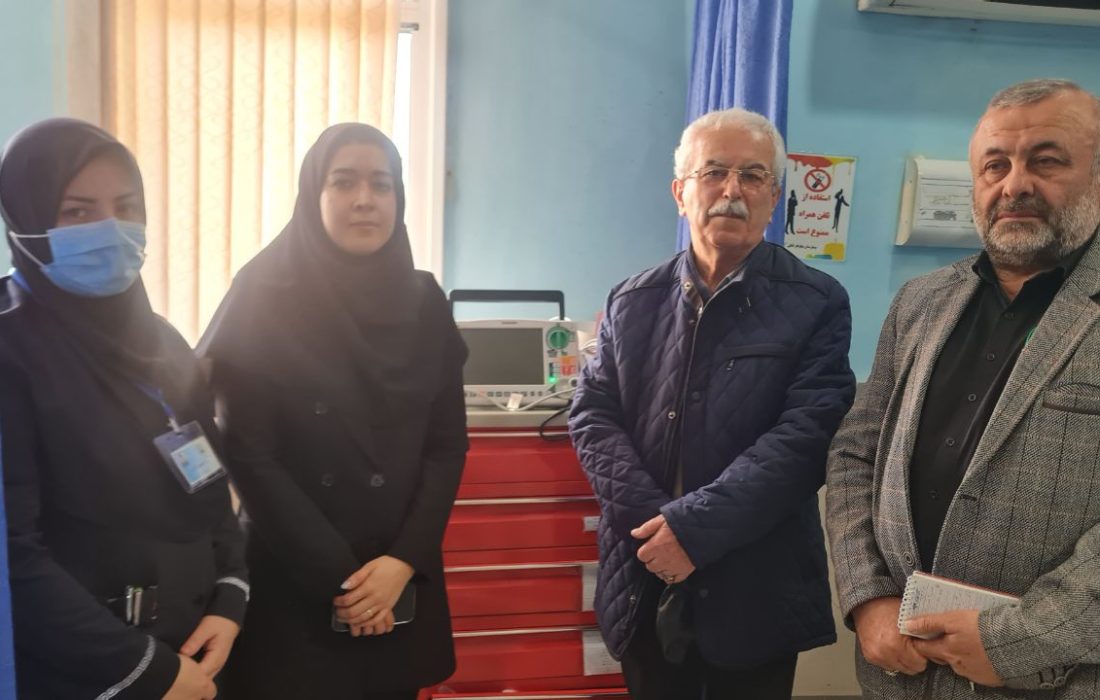 به همت والای دو خیّر اهل شهرستان املش؛ اهدای یک دستگاه الکتروشوک به بیمارستان نیکوکار