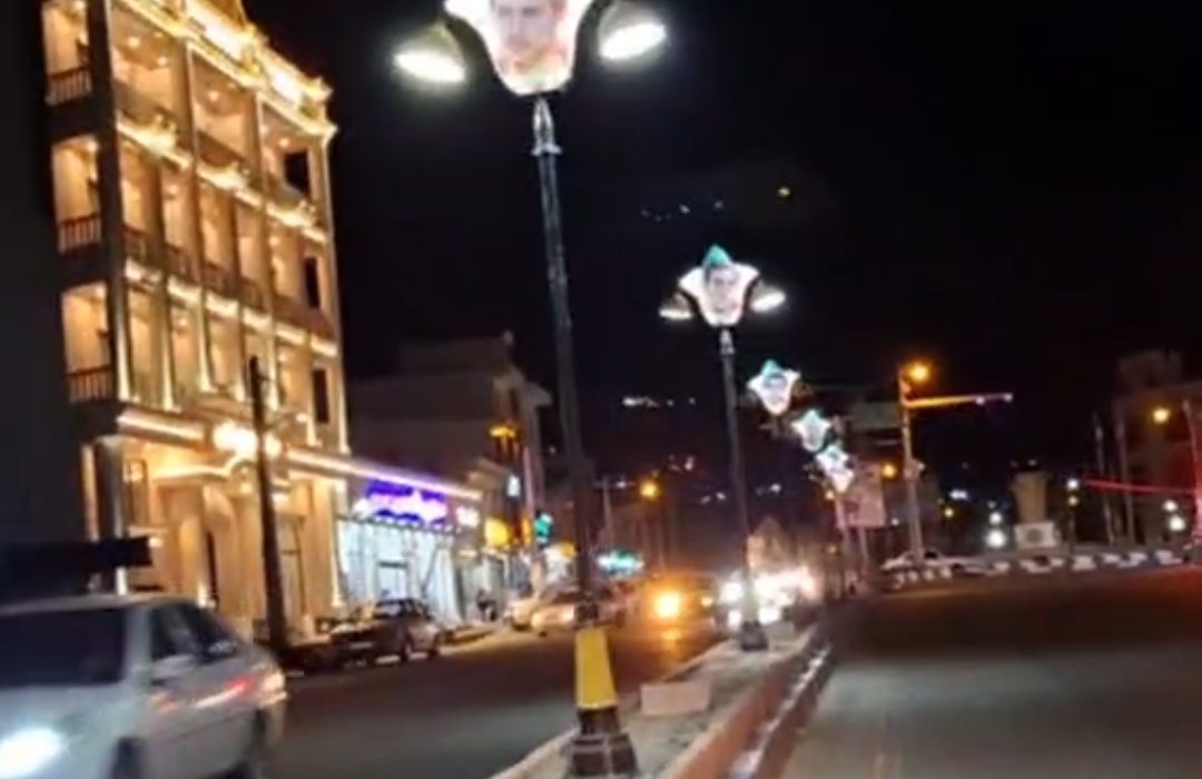 شبهای روشن در ورودی شهر توتکابن