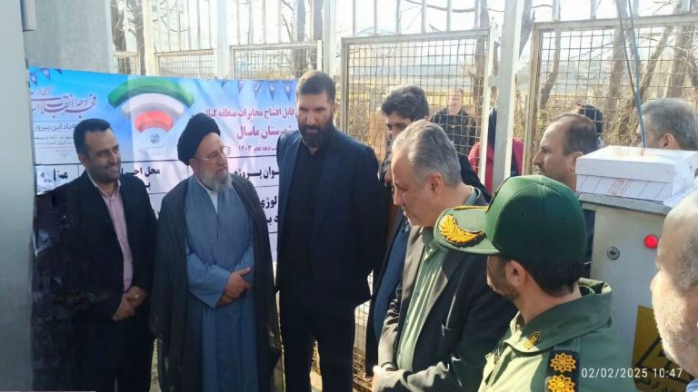 افتتاح پروژههای مخابراتی دهه فجر در شهرستان ماسال