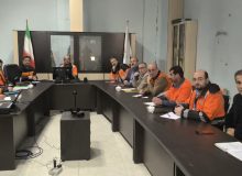 برگزاری جلسه ستاد بحران اداره کل راهداری و حمل و نقل جاده‌ای گیلان در پی هشدارهای هواشناسی مبنی بر بارش احتمالی برف