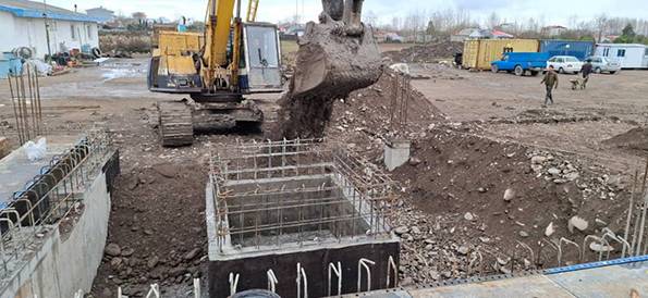 آغاز عملیات اجرایی احداث مخزن زمینی ۳۰۰۰ متر مكعبی شهر خمام