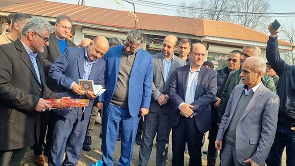 افتتاح پروژه آبرسانی به مجتمع های پاشاكی ، لفمجان و گوكه در شهرستان لاهیجان