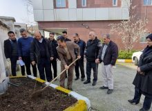 به مناسبت ۱۵ اسفند در معاونت غذا و دارو گیلان به انجام رسید کاشت نهال به نام اهدا کننده اعضا در روز درختکاری