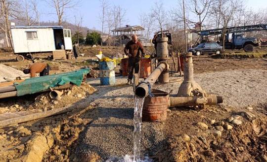 افزایش ظرفیت تامین آب شرب روستای كاسی سرای شهرستان فومن به میزان ۷ لیتر بر ثانیه