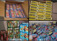 کشف بيش از ۳۵ هزار عدد مواد محترقه غيرمجاز در لنگرود