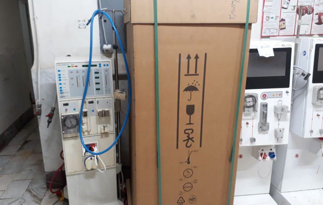 به همت بلند خیرِ نیک اندیش رودباری؛ اهدای یک دستگاه دیالیز به بیمارستان ولیعصر (عج)