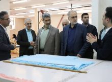 بازدید رئیس کل دادگستری استان گیلان از صنایع ریسندگی و بافندگی پیشروتاب