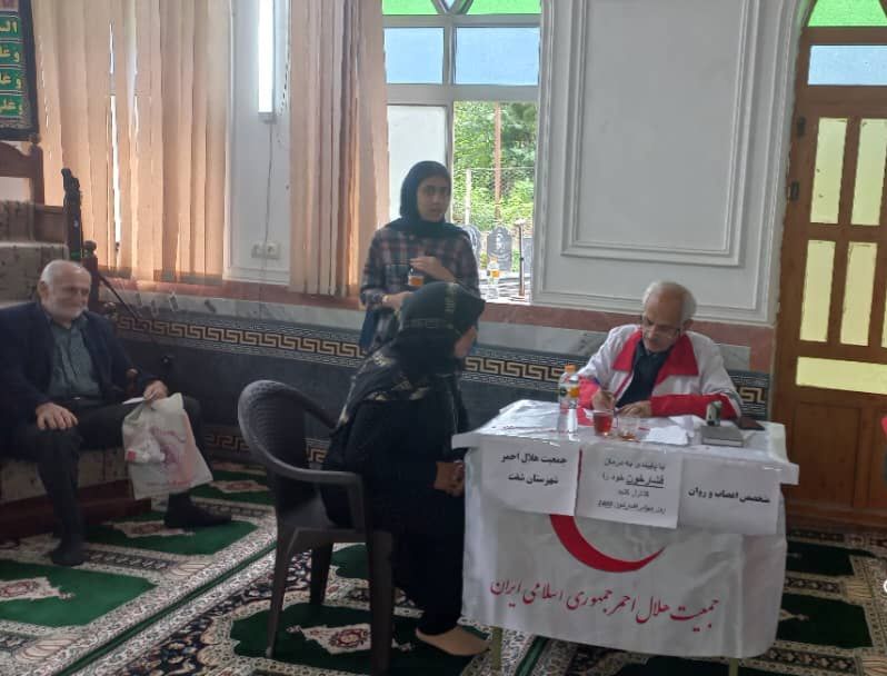 اجرای طرح ویزیت رایگان در مسجد علیسرای شالما از توابع شهرستان شفت