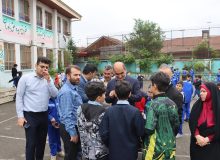 از تجلیل معلمان تا احترام به محیط زیست؛ روایتی دیگر از حضور سرزده استاندار در یکی از مدارس رشت