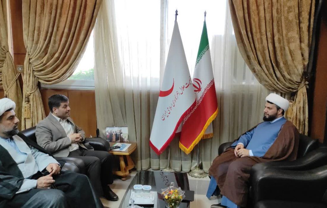 دیدار مدیرکل اداره کل تبلیغات اسلامی گیلان با مدیرکل هلال احمر گیلان در خصوص برگزاری جشن بزرگ عید غدیر