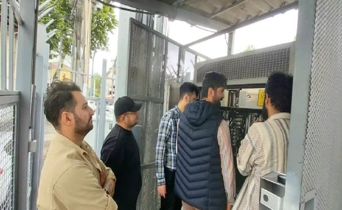 بازدید ناظر شرکت همراه اول از سایت BTS مجتمع آزادگان رشت