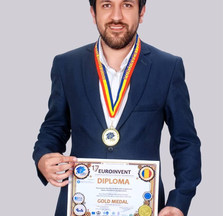 جادوی فناوری گیلانی مدال طلای اختراعات بخارست را از آن خود کرد افتخارآفرینی محققان گیلانی در عرصه فناوری سلامت با سنسورهای مبتنی بر گرافن