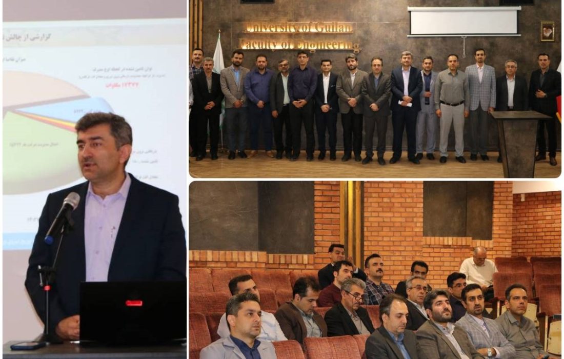 مدیرعامل توزیع برق گیلان در جمع هیئت علمی دانشكده فنی دانشگاه گیلان:   مشکل ناترازی صنعت برق با برنامه ریزی دقیق و علمی قابل حل است/ همراهی دانشگاه با صنعت برق موجب تسریع در حل مشکلات می شود