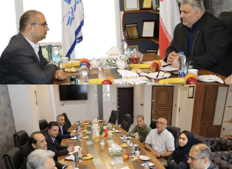 دیدار مدیرعامل سیمان خزر با مدیر امور شعب بانک صادرات گیلان ؛ تأکید بر پایداری اقتصادی و همکاری‌های مشترک