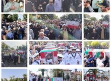 با حضور استاندار گیلان:  مراسم تشییع پیکر شهدای حادثه تروریستی شهرستان آستانه‌اشرفیه برگزار شد