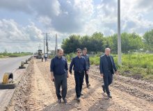 بازدید شهردار خشکبیجار از عملیات اجرایی فاز دوم توسعه بلوار سردار شهید سلیمانی در خشکبیجار