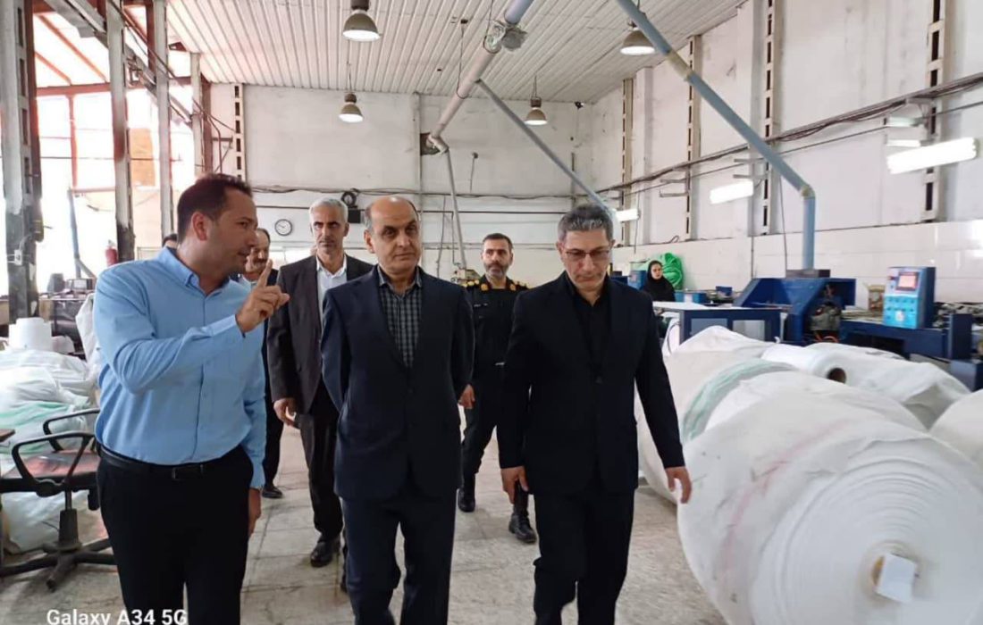 استاندار در بازدید از شرکت صنایع پلاستیک گیلان کوب: بخش خصوصی، موتور محرک توسعه اقتصادی گیلان است