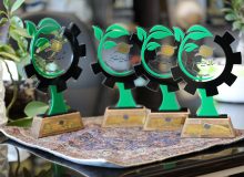 در راستای حمایت و الگوسازی برگزار شد نخستین نشان برتر مدیریت سبز فعالین اقتصادی منطقه آزاد انزلی اهداء شد