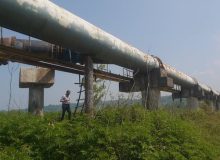 پیمایش و به روز رسانی خط انتقال آب شرب شرق تصفیه خانه بزرگ آب گیلان