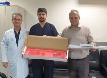 اهدای دستگاه یورتروسکوپ اطفال به مرکز آموزشی و درمانی رازی رشت توسط خیرین