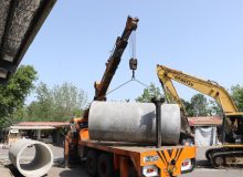 پروژه جمع آوری آب های سطحی گلستان ۳۵ تا ورودی نخجیرکلایه آغاز شد