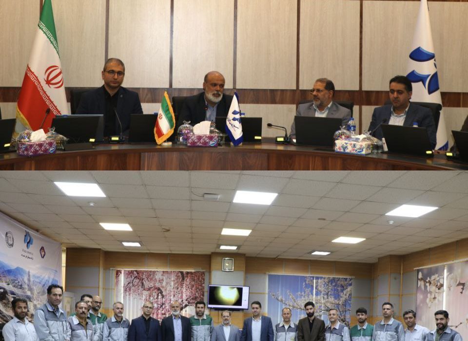 بازدید معاونت راهبردی و نظارت بر شرکت های گروه شستا و هئیت همراه از شرکت سیمان خزر