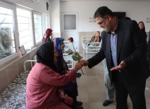 بازدید مدیر کل بنیاد مسکن گیلان از آسایشگاه سالمندان و معلولین رشت