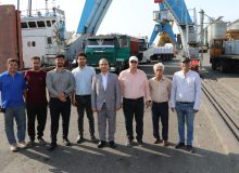 صادرات سیمان خزر به روسیه از بندر انزلی با موفقیت انجام شد/مدیرعامل سیمان خزر:   حمل یکپارچه و برنامه‌ریزی دقیق، کلید موفقیت در صادرات و صرفه‌جویی در زمان و هزینه‌هاست