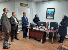 بازدید دکتر حق شناس استاندار گیلان از اداره کل تامین اجتماعی استان