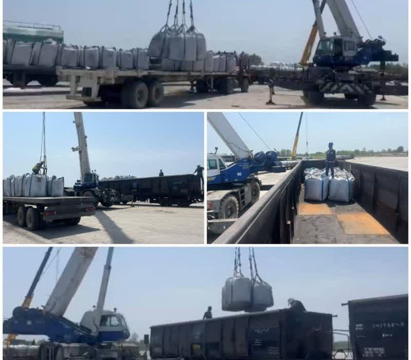 گامی مهم در توسعه حمل‌ونقل ریلی کالا برای نخستین بار: آغاز بارگیری آزمایشی زغال‌كُك در بندر كاسپین