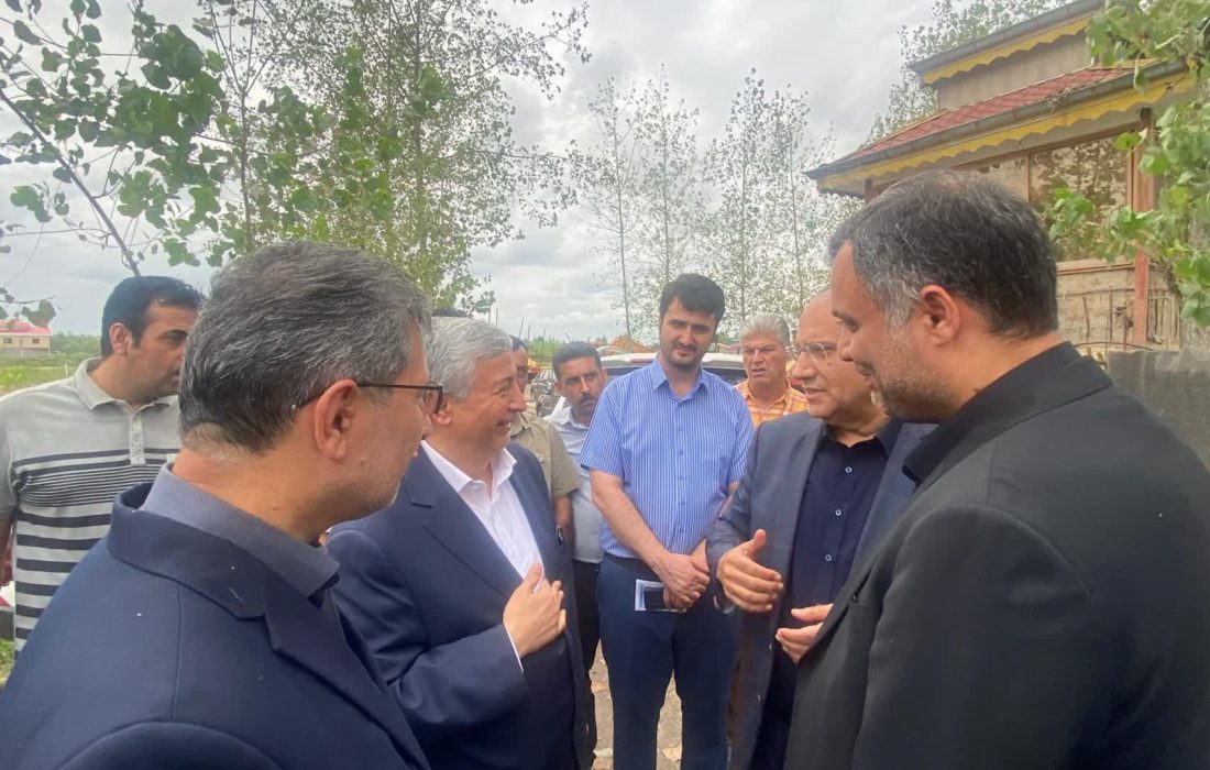 بازدید میدانی معاون استاندار گیلان از پروژه محور پیربازار به ضیابر۹