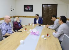 استاد حسین محجوبی با شهردار لاهیجان دیدار کرد