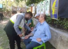 ویزیت رایگان در روستای گورج همزمان با یادواره شهدای سمام و کجید