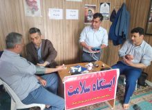 غربالگری رایگان سلامت نمازگزاران ماسال در نماز جمعه