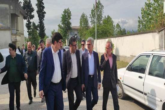 بازدید میدانی رئیس دانشگاه علوم پزشکی گیلان و هیئت همراه از بیمارستان امام حسن مجتبی (ع) فومن رئیس دانشگاه علوم