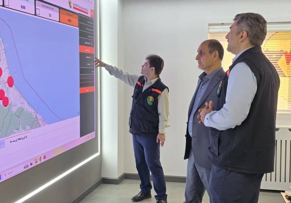 بازدید استاندار گیلان از دستاوردهای تحول دیجیتال شركت توزیع برق استان