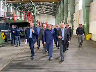 بازدید مدیرکل بازرسی استان گیلان و مدیرعامل شرکت شهرکهای صنعتی گیلان از شهرک صنعتی سفیدرود رشت