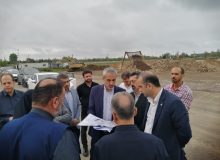 نظارت میدانی مدیرعامل سازمان منطقه آزاد انزلی بر پروژه‌های عمرانی