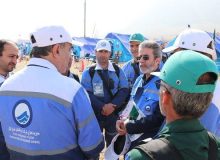 تقدیر مدیر دفتر مدیریت بحران و پدافند غیرعامل وزارت نیرو از عملكرد تیم واكنش سریع آبفای گیلان