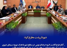 شهردار رشت مطرح کرد؛  آغاز طرح کاشت انبوه درختان بومی در سطح شهر با هدف بهبود چشم‌انداز شهری و ارتقای کیفیت محیط زیست