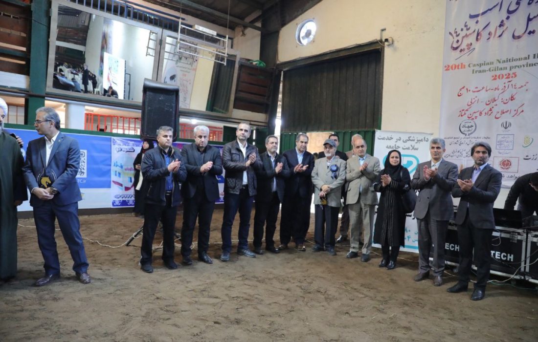 بیستمین جشنواره ملی زیبایی اسب کاسپین در منطقه آزاد انزلی برگزار شد