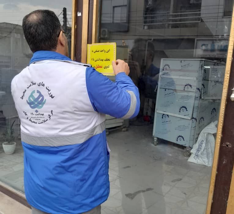 پلمب نانوایی متخلف در لوشان؛ برخورد قاطع با تهدیدهای بهداشتی نان شهروندان