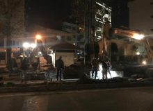 آغاز عملیات لوله گذاری شبكه فاضلاب بهداشتی در محدوده بلوارسمیه منطقه گلسار شهر رشت